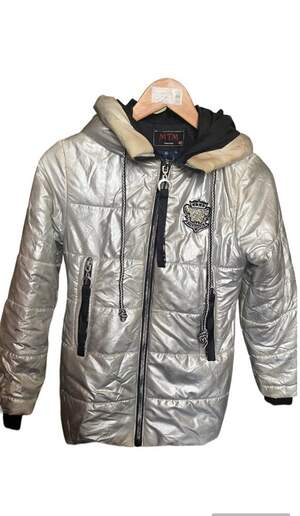 Куртка зимова із шимерним ефектом